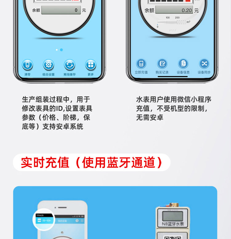 NB-lOT藍牙無線遠傳水表